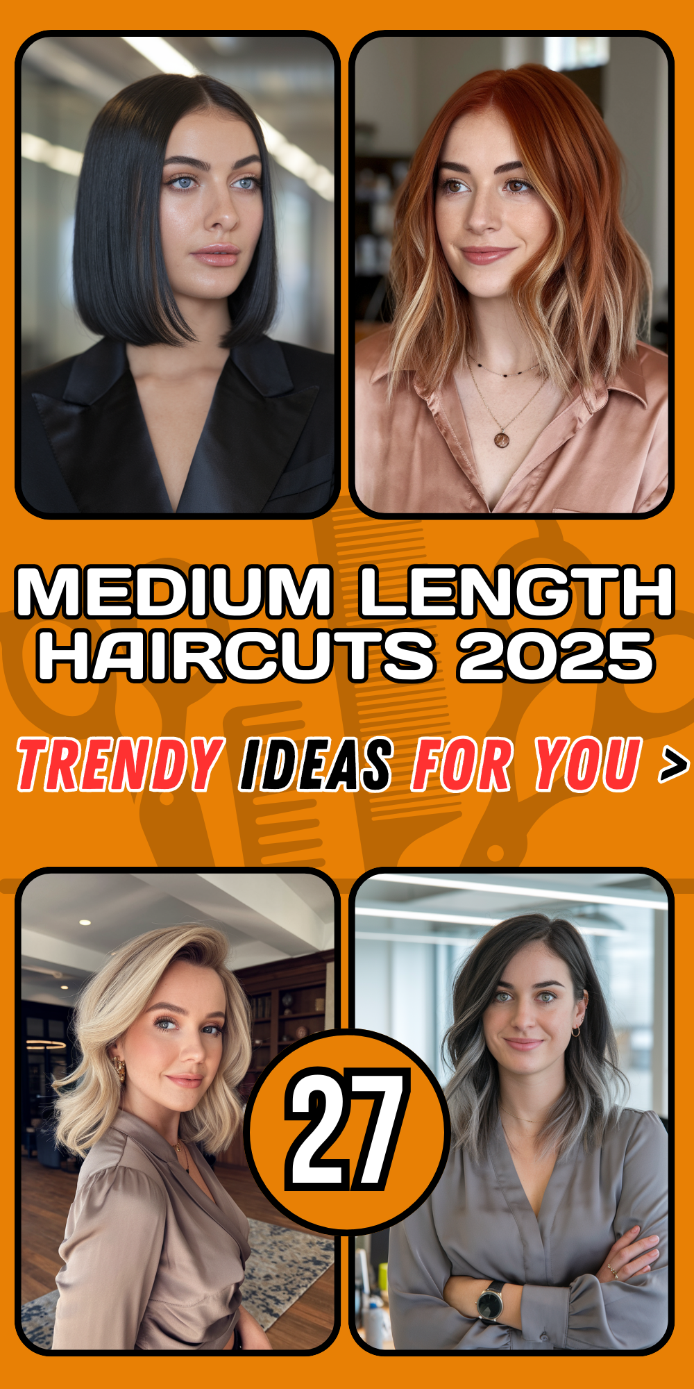 Medium Length Haircut Ideas for Women 2025: Trendy Looks for All Hair Types and Face Shapes