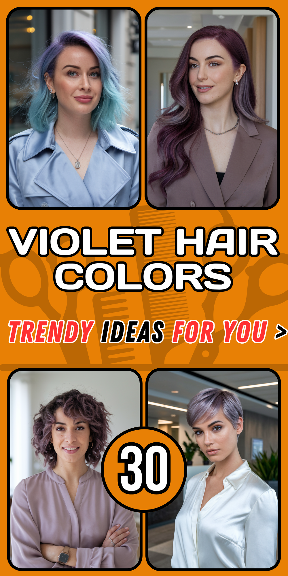 Stunning Violet Hair Colors for Women 2024: Creative Ideas for All Hair Types and Skin Tones