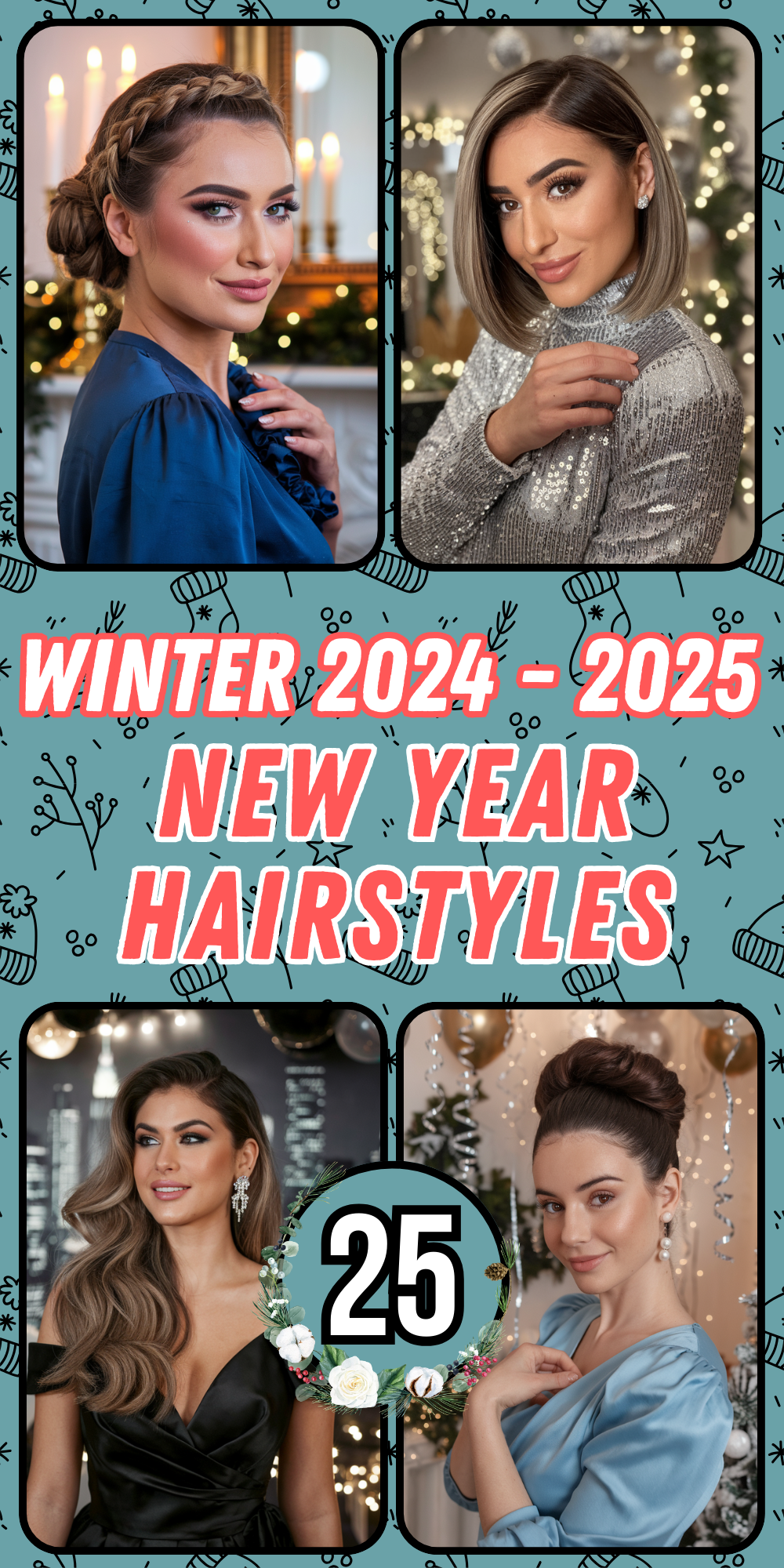 New Year Hairstyles for Women: Cute, Easy, and Festive Hair Ideas for Long, Medium & Short Hair