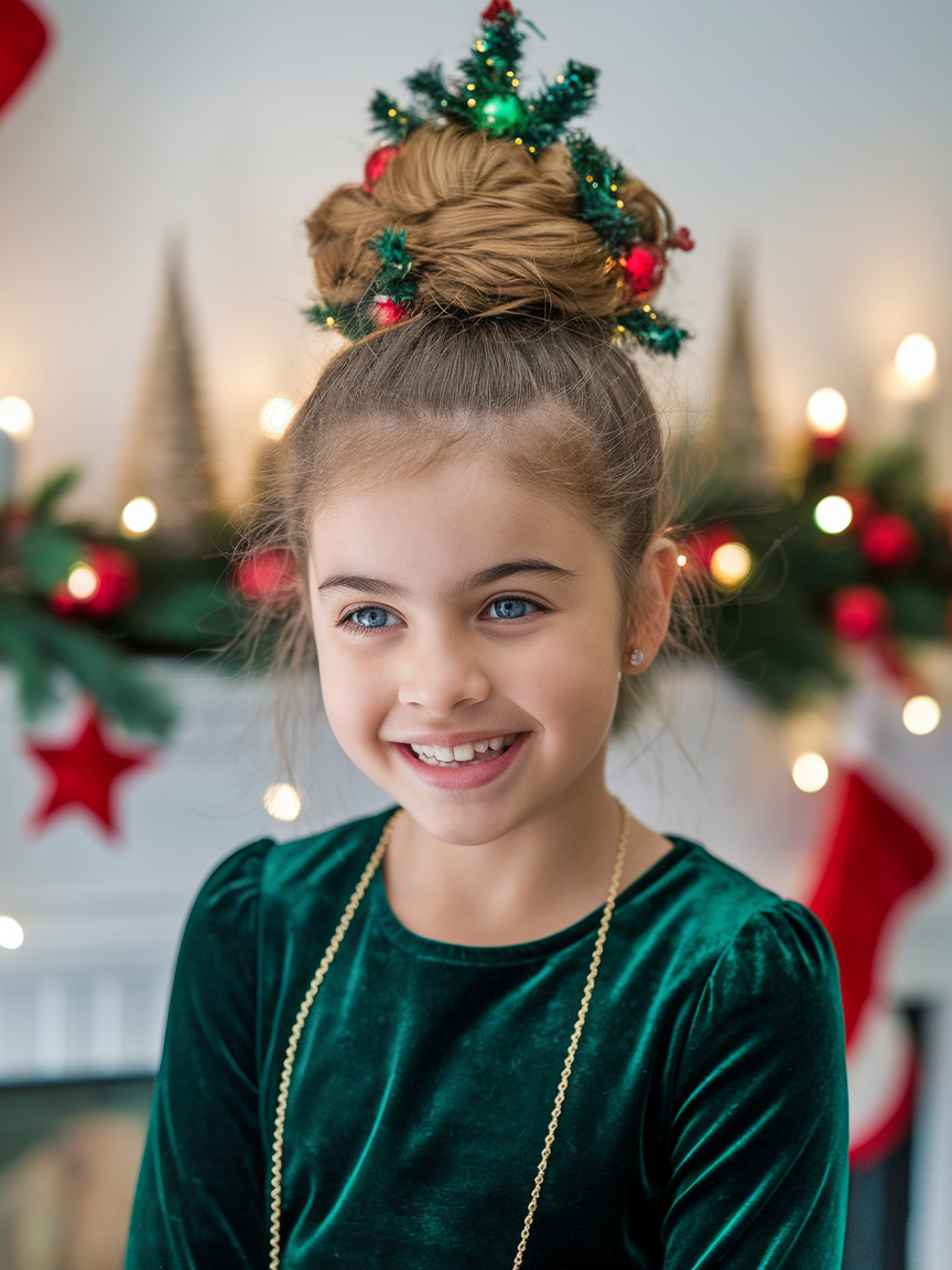 Christmas Kids Hairstyles: Cute, Fun, and Easy Ideas for Perfect Holiday Party & Concert Looks