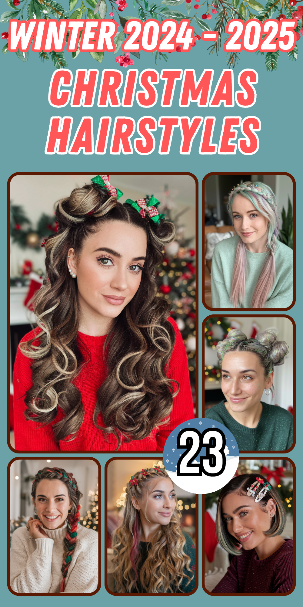 Christmas Hairstyles for Women: Festive, Cute, and Creative Ideas for Every Hair Length