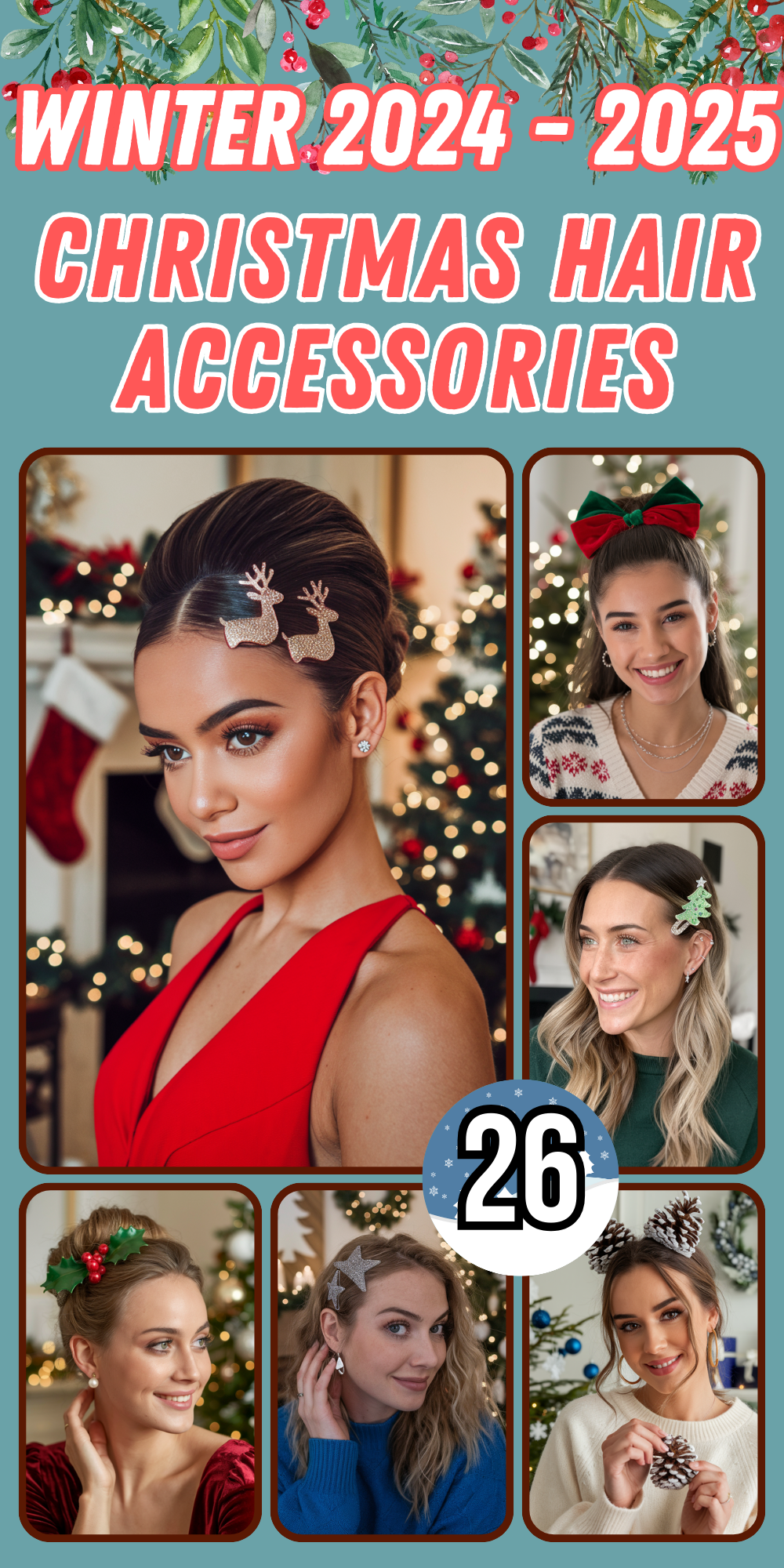 Top Christmas Hair Accessories Ideas for Women: Stylish Ways to Add Holiday Cheer to Your Look