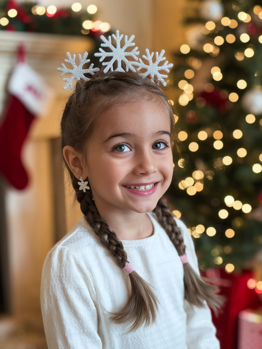 Christmas Kids Hairstyles: Cute, Fun, and Easy Ideas for Perfect Holiday Party & Concert Looks