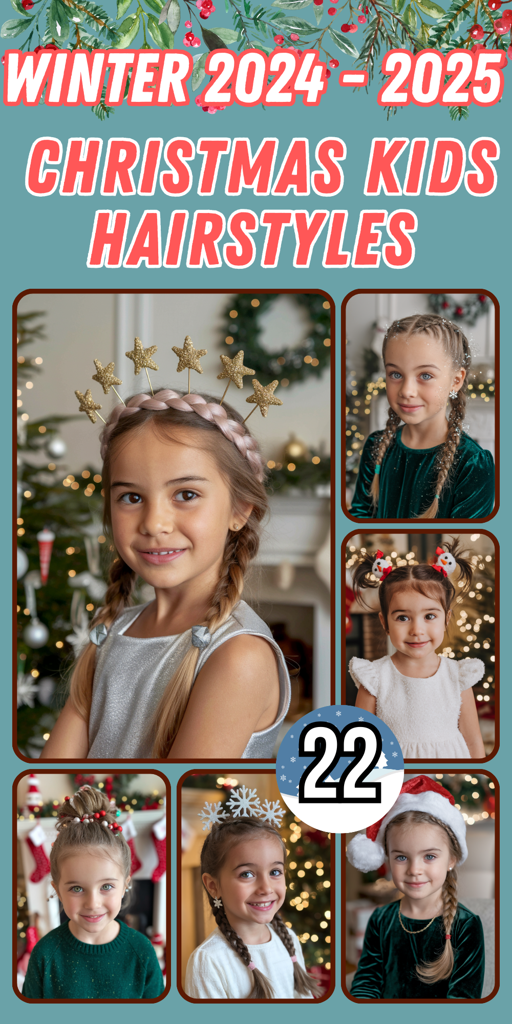 Christmas Kids Hairstyles: Cute, Fun, and Easy Ideas for Perfect Holiday Party & Concert Looks