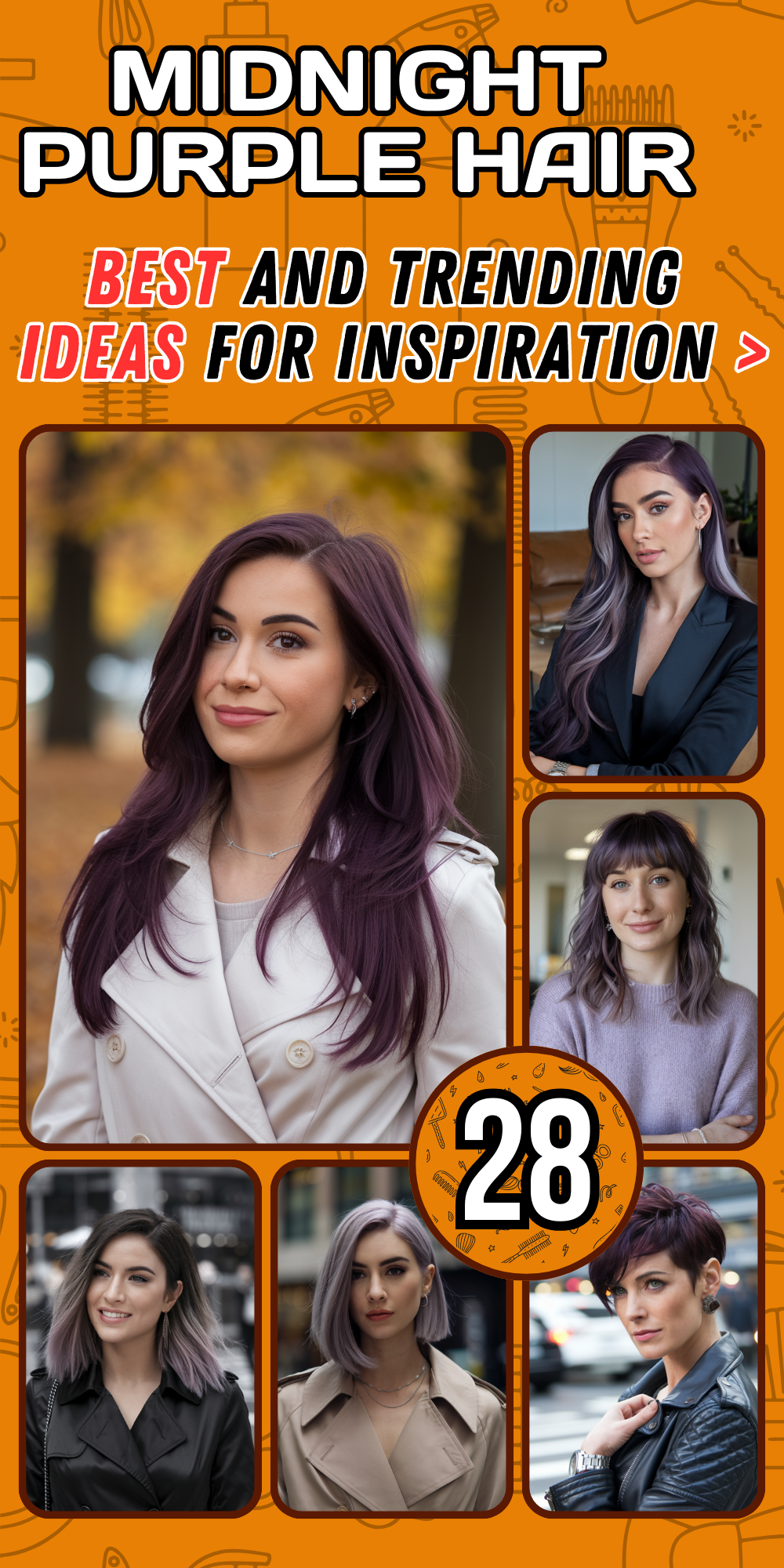 Stunning Midnight Purple Hair Ideas for Women in 2024: Bold Colors, Trendy Cuts, and Styling Tips