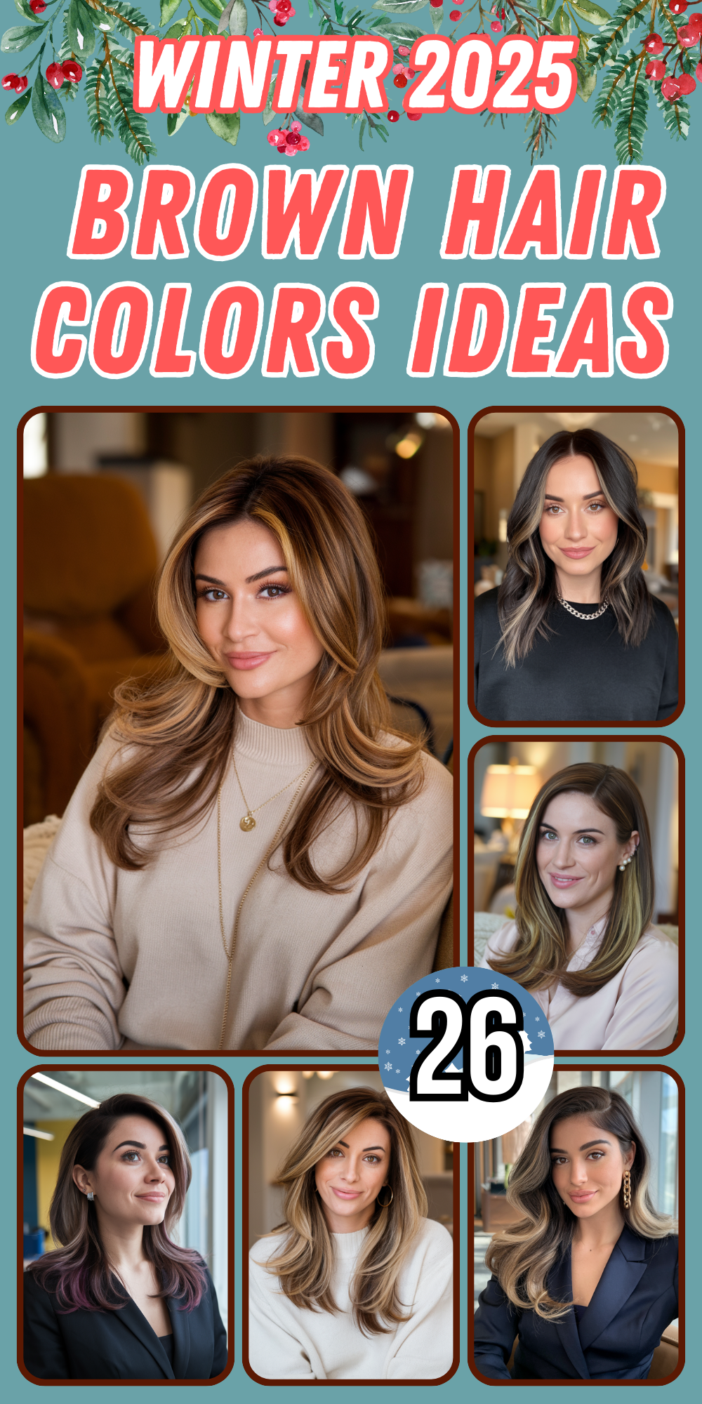 Top Brown Hair Colors Ideas for Women in 2025: Dark, Light, Blonde, Highlights, and More