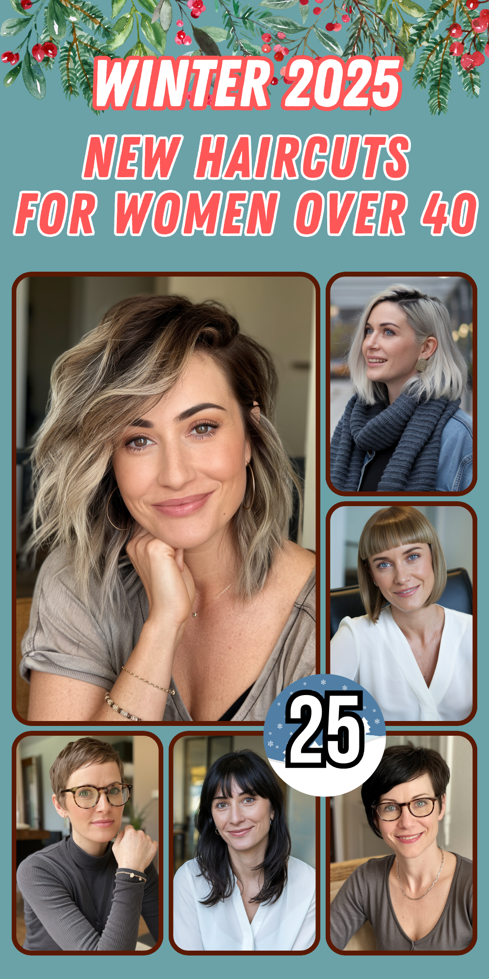 New Haircuts for Women Over 40 - 2025: Stylish & Low Maintenance Ideas for Every Face Shape