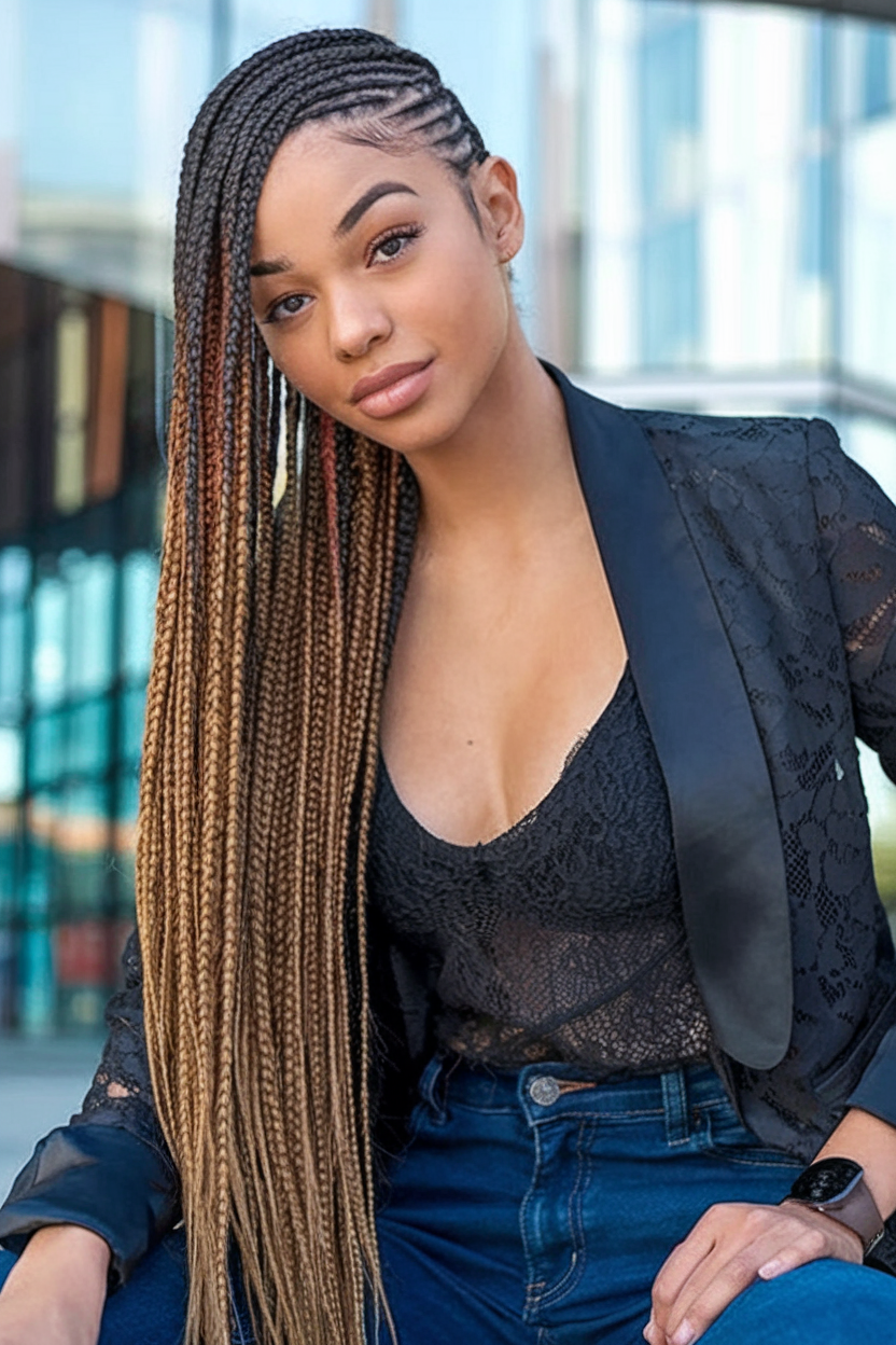 Stunning Braided Cornrow Hairstyles for 2024: Creative Ideas for Women Embracing Natural Hair