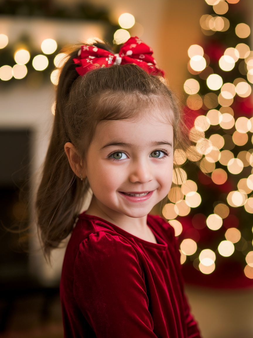 Christmas Kids Hairstyles: Cute, Fun, and Easy Ideas for Perfect Holiday Party & Concert Looks