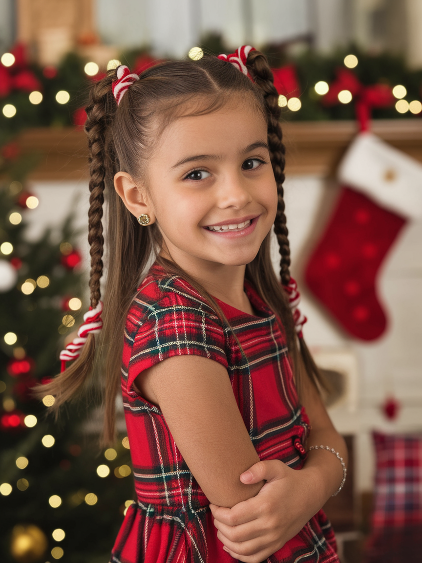 Top Christmas Children's Hairstyles for Festive Celebrations - Fun and Easy Kids’ Hairstyle Ideas