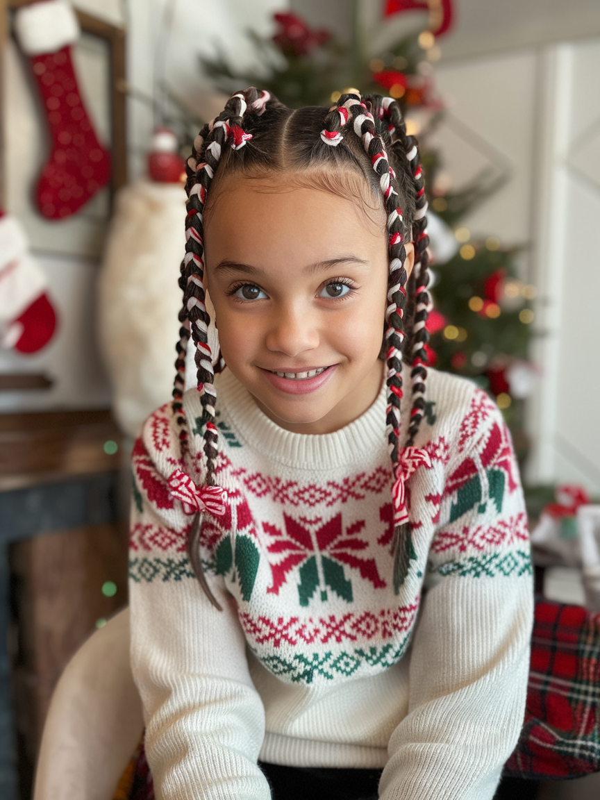 Christmas Kids Hairstyles: Cute, Fun, and Easy Ideas for Perfect Holiday Party & Concert Looks