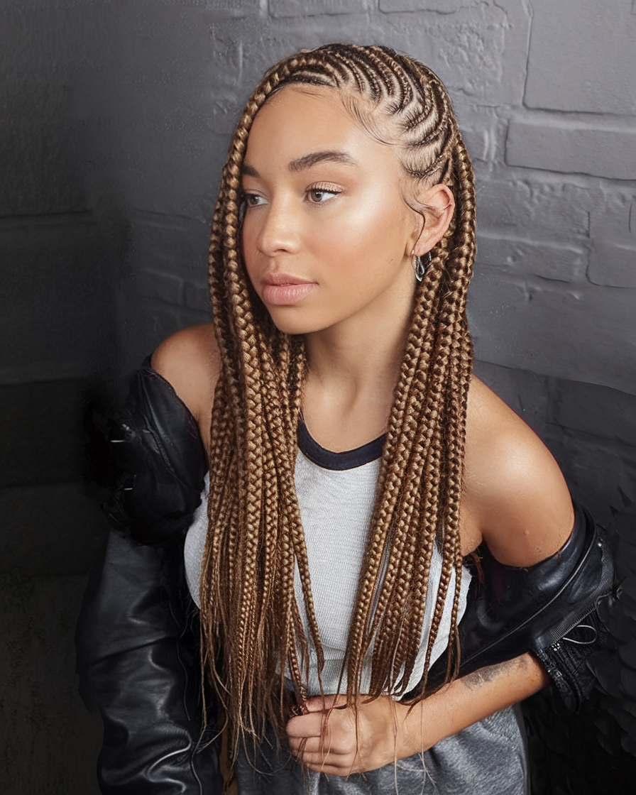 Stunning Braided Cornrow Hairstyles for 2024: Creative Ideas for Women Embracing Natural Hair