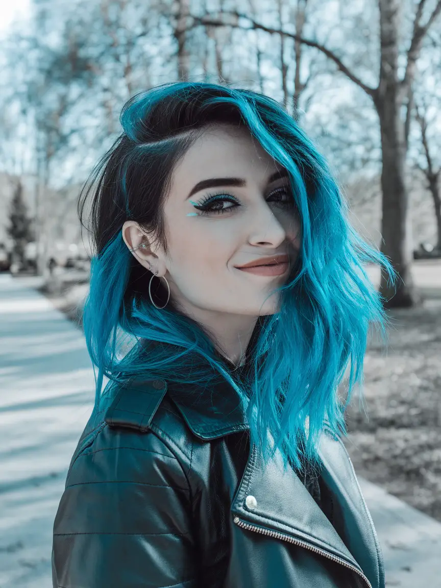 Blue Black Hair Colors Ideas for Women 2024: Stunning Midnight, Dark, and Bold Highlights