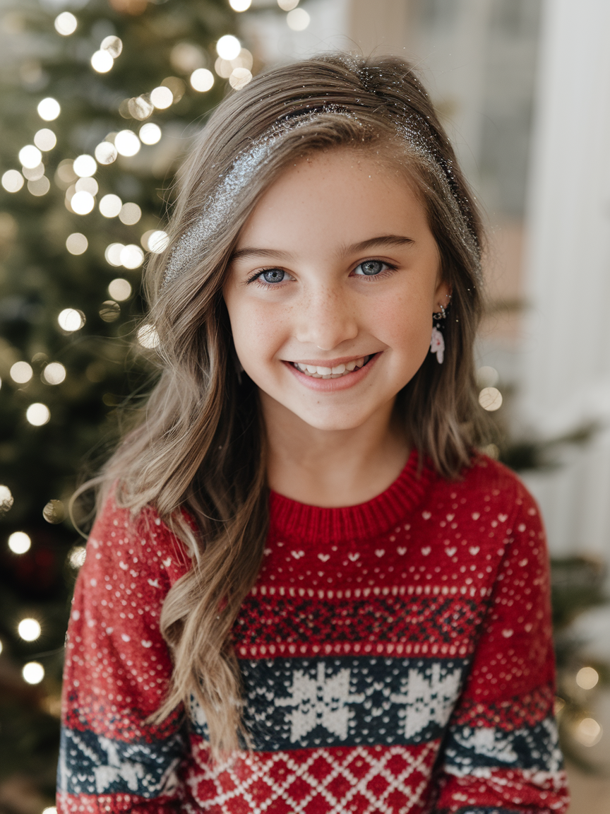 Christmas Kids Hairstyles: Cute, Fun, and Easy Ideas for Perfect Holiday Party & Concert Looks