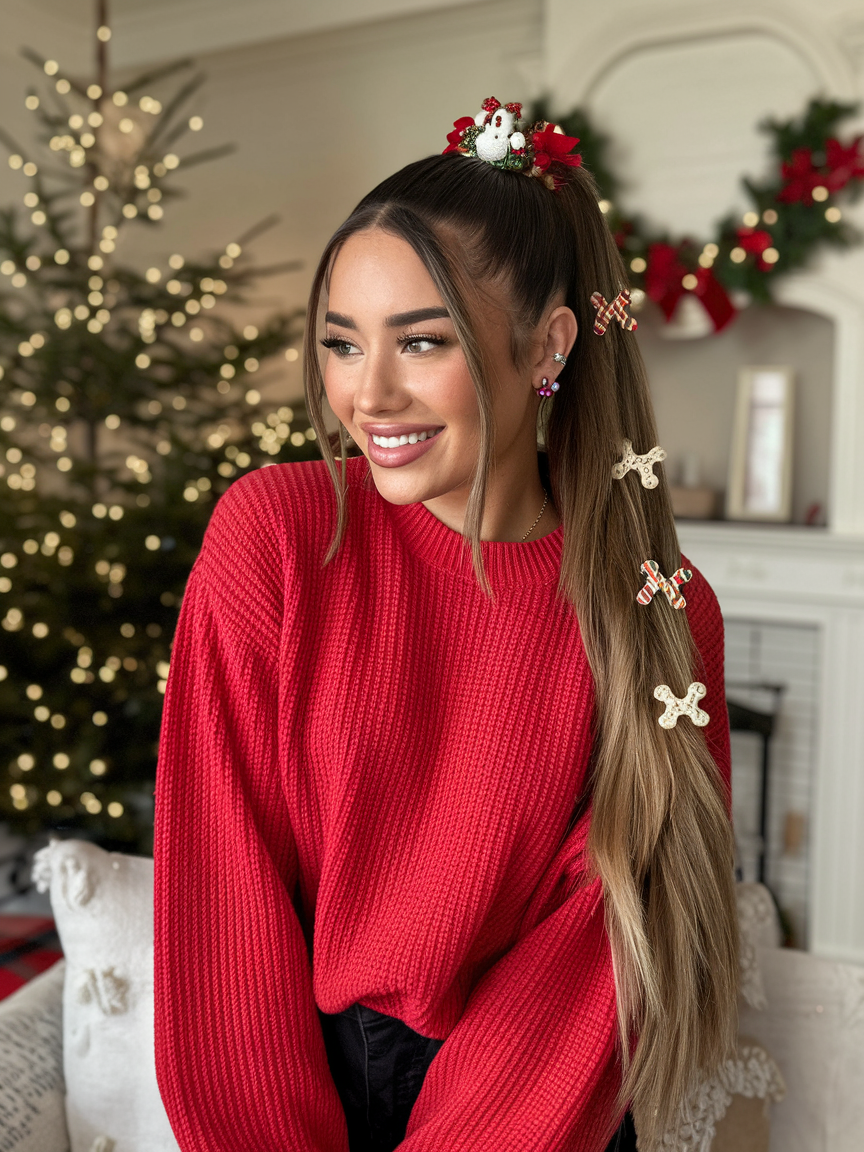 Cute Christmas Hairstyles Ideas for Women – Easy, Festive, and Creative Hair Ideas for the Holidays