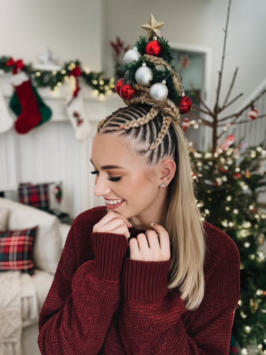 Cute Christmas Hairstyles Ideas for Women – Easy, Festive, and Creative Hair Ideas for the Holidays