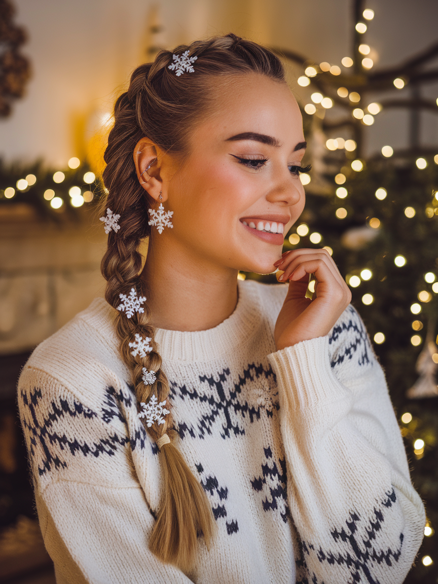 Cute Christmas Hairstyles Ideas for Women – Easy, Festive, and Creative Hair Ideas for the Holidays