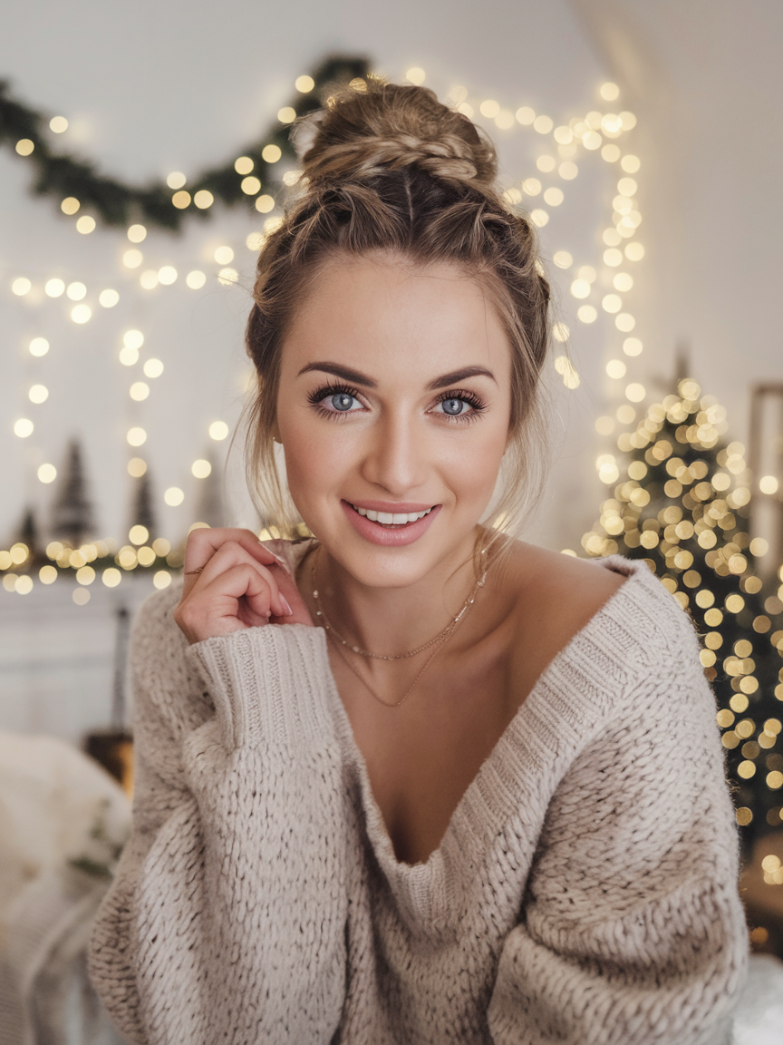 Cute Christmas Hairstyles Ideas for Women – Easy, Festive, and Creative Hair Ideas for the Holidays