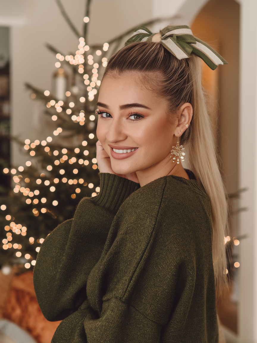 Cute Christmas Hairstyles Ideas for Women – Easy, Festive, and Creative Hair Ideas for the Holidays