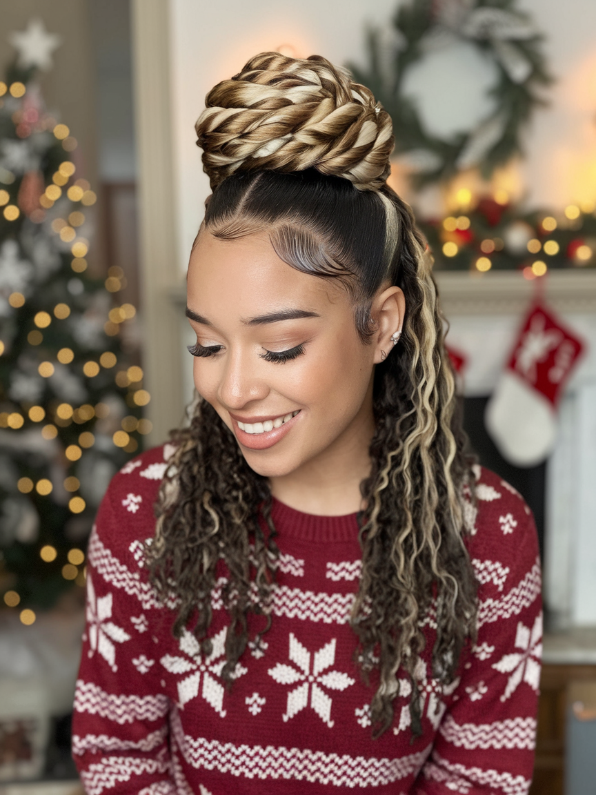 Cute Christmas Hairstyles Ideas for Women – Easy, Festive, and Creative Hair Ideas for the Holidays