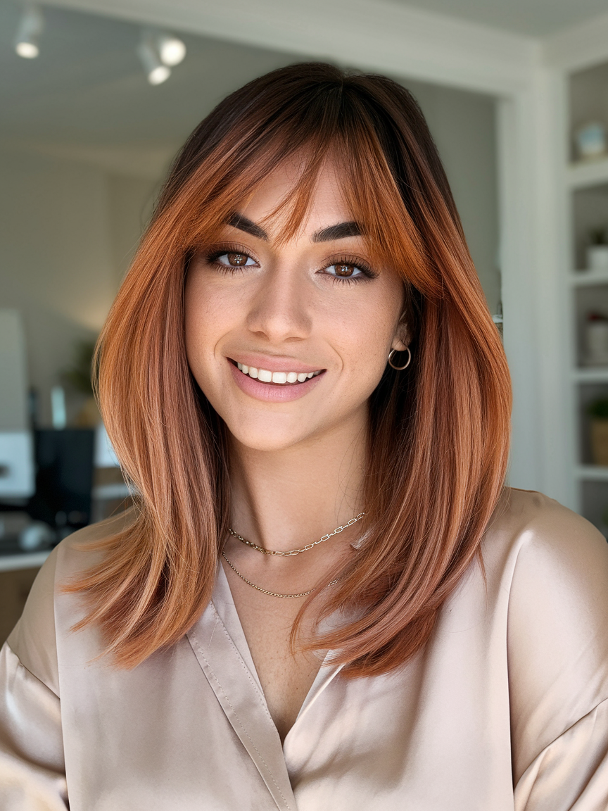 Trendy Copper Balayage Hair Color Ideas for Women in 2025 – Rich, Bold, and Natural Hues to Try