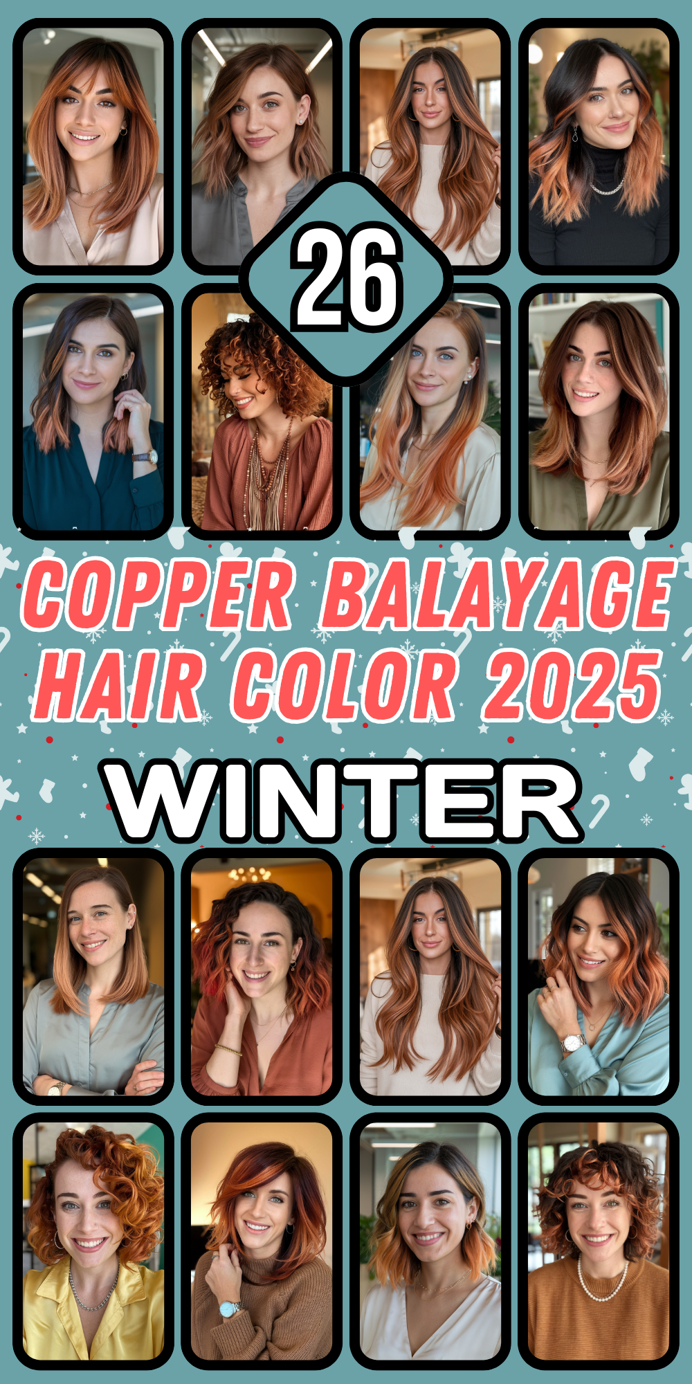 Trendy Copper Balayage Hair Color Ideas for Women in 2025 – Rich, Bold, and Natural Hues to Try