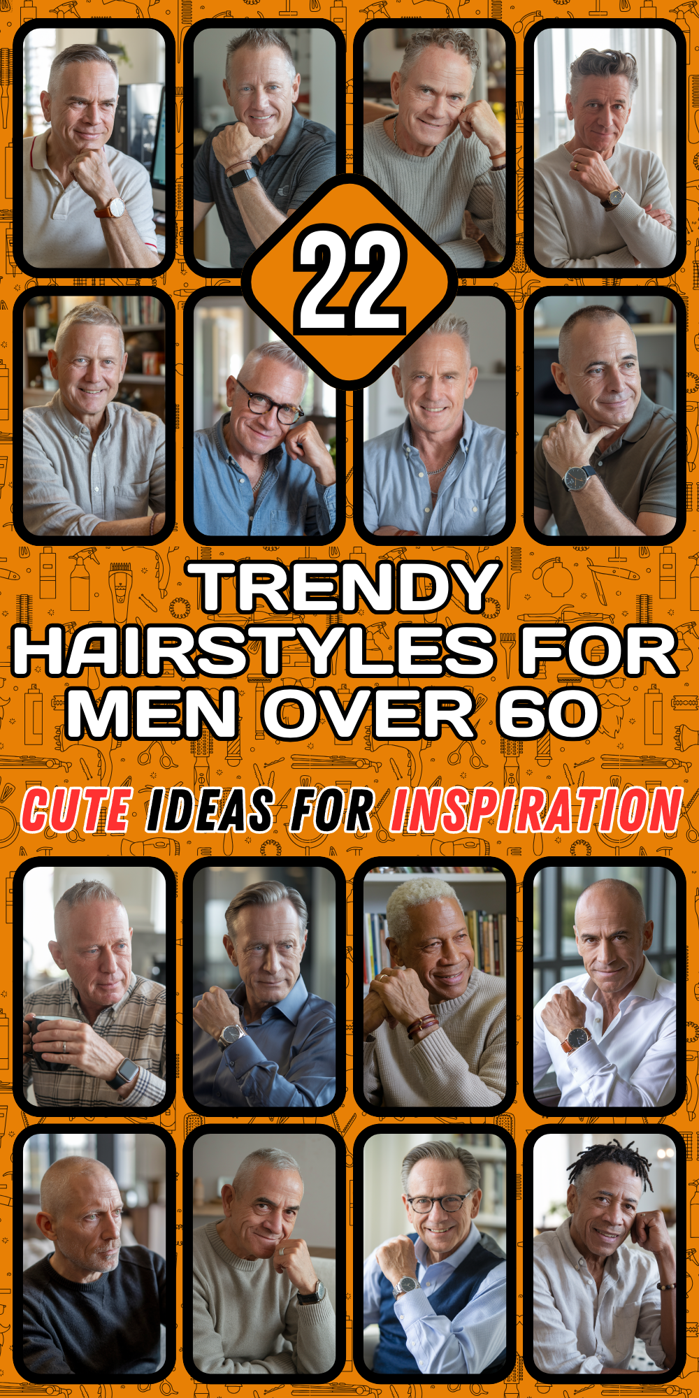 Trendy Hairstyles for Men Over 60 - 2025: Perfect Ideas for Stylish and Confident Looks