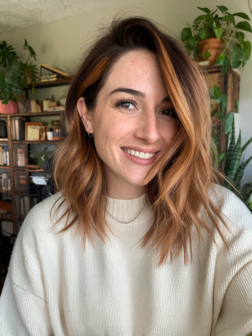 Trendy Copper Balayage Hair Color Ideas for Women in 2025 – Rich, Bold, and Natural Hues to Try